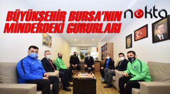 Büyükşehir Bursa’nın minderdeki gururları