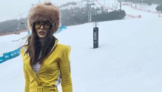 Ameliyat olmasam yaza çıkmazmışım diyen Seren Serengil sevgilisi ile kayağa gidince…