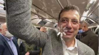 Ekrem İmamoğlu, ‘Metroda internet var’ yayını yaparken bağlantı koptu